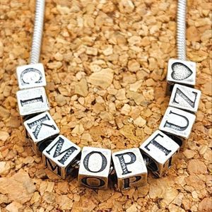 3/$30 🖤 925 STERLING SILVER LETTER CHARMS FOR PANDORA ESSENCE BRACELETS